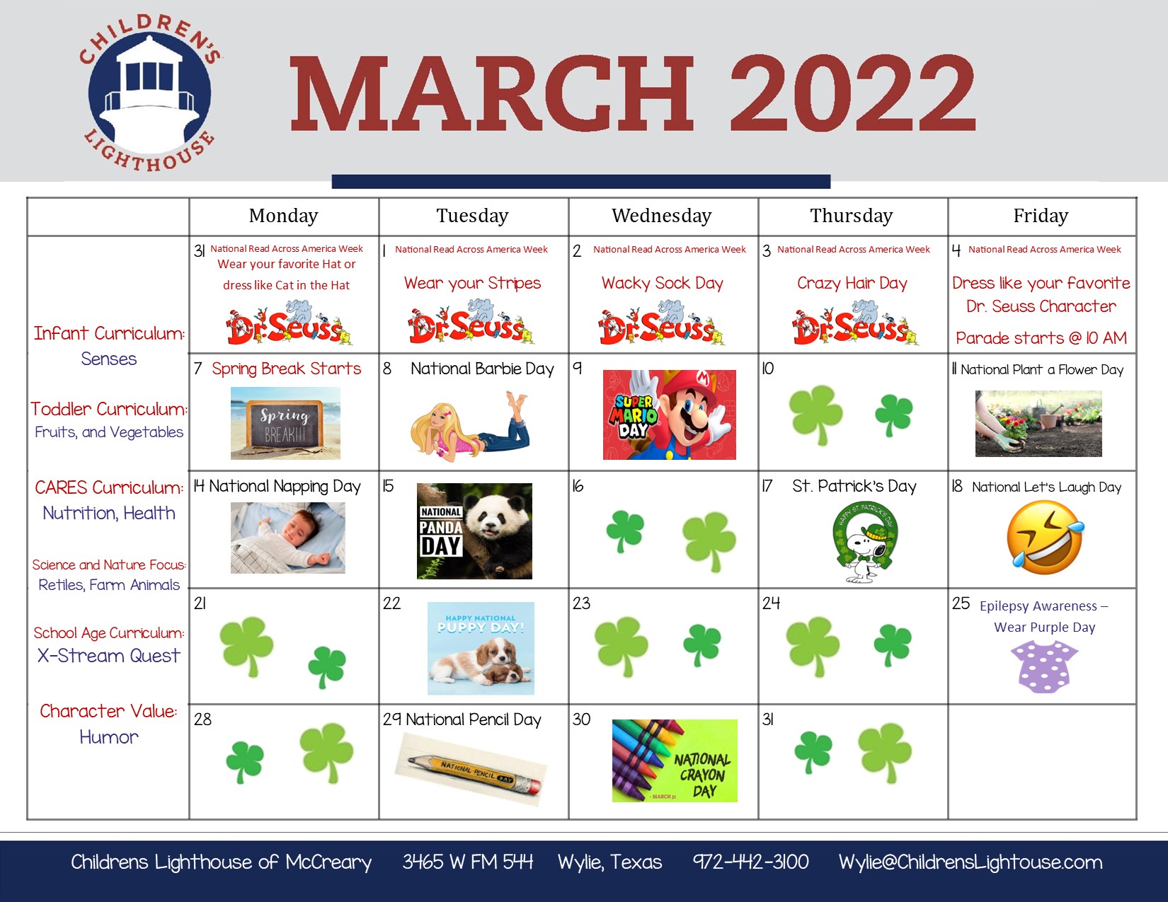 Child Day Care in Wylie, TX Children's Lighthouse