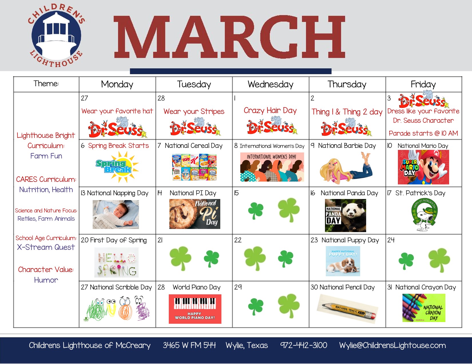 Child Day Care in Wylie, TX Children's Lighthouse